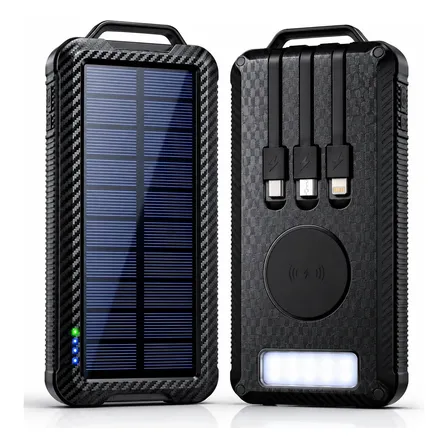 Powerbank Cargador Portatil Carga Rápida 30000mah Con Usb-c Negro