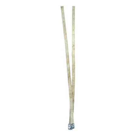 Estribera Cuero Crudo Con Hebilla 1 1/4 Beige
