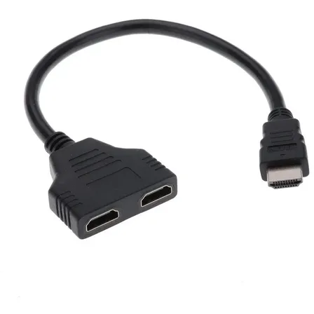 Adaptador Hdmi Macho A 2 Hdmi Hembra