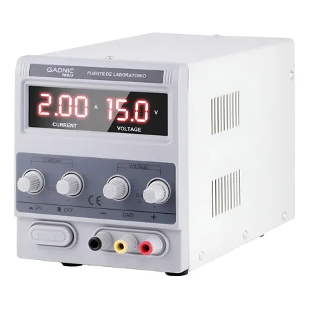 Fuente De Laboratorio Regulable 30v 5a Lcd Digital Gadnic Unico