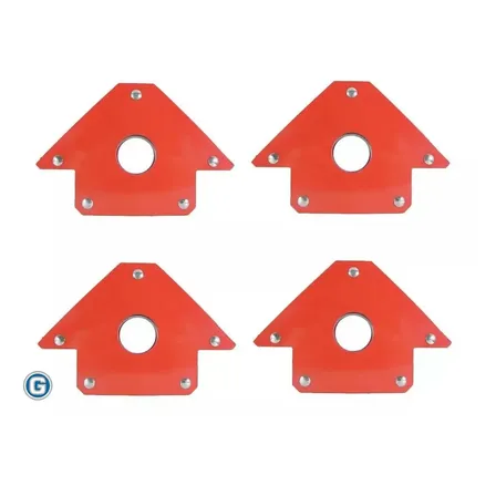 4 Escuadras Soporte Magnético 5  34 Kg Soldar Dogo Gramabi F