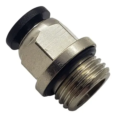 Conector Recto Neumático Rosca Macho 1/8 X P/ Tubo 6mm