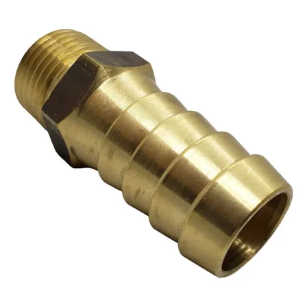 Acople Racord Manguera Espiga 19mm - 3/4 Bronce Rosca 1/2
