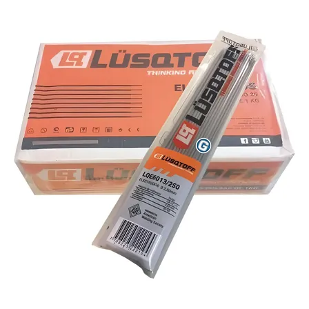 Electrodos Soldar 6013 Lusqtoff 2,50 Mm Caja X 25 Kg P. Azul Azul