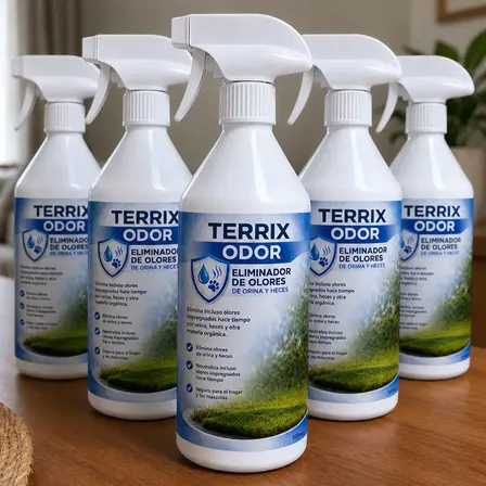 Terrix Odor Eliminador De Olores De Orina Y Heces Pack X5