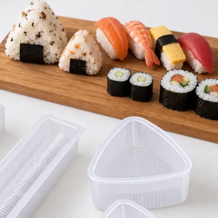 Set X6 Moldes Sushi Nigiri Onigiri Rice Balls Bolitas Arroz Transparente
