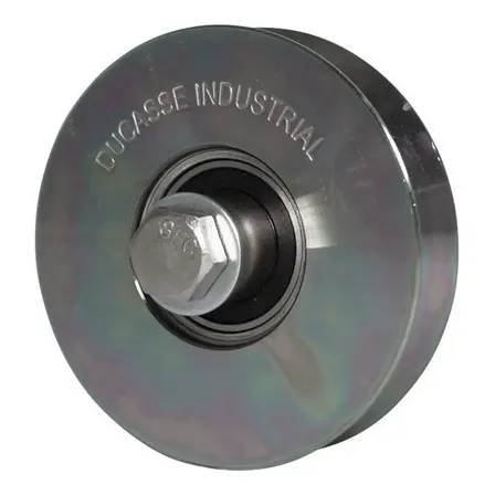 Rueda Acero Para Porton Corredizo | Ducasse 80mm (285kg)