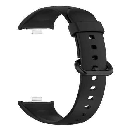 Malla Para Reloj Redmi Watch 4 Redmi Watch 5 Redmi Watch 6 Redmi Watch 6 Active / Redmi Watch 6 Lite Redmi Band 8 Pro Band 9 Pro Band 10 Pro De Silicona Con Hebilla Generica Marca Miaband Color Negro