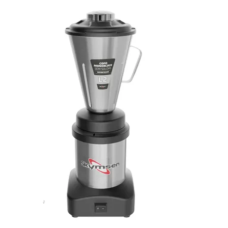 Licuadora Industrial Comercial Skymsen L2 2 Lts Vaso Acero Plateado
