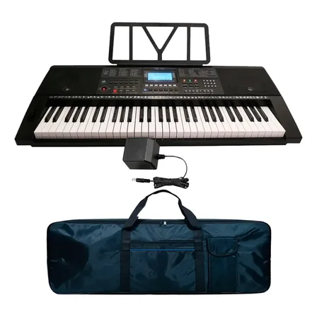 Teclado Musical Sensitivo Sunset Sk928 5 Octavas + Funda