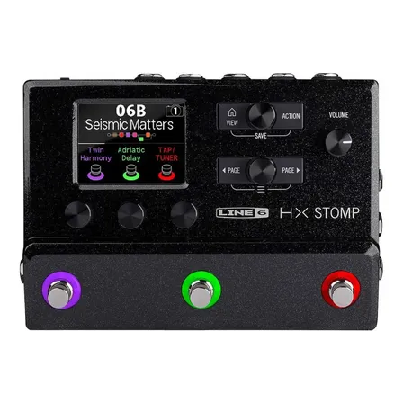 Pedalera Multiefectos Line 6 HX Stomp Helix Color Negro