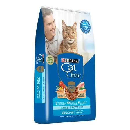 Cat Chow Adultos Sabor Pescado Y Pollo 8 Kg