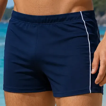 Short De Baño Hombre Malla Secado Rapido Valus Azul Marino L