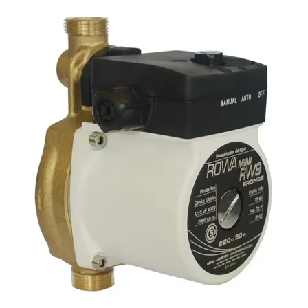 Bomba Presurizadora Rowa Mini Rw9 Aumento Presion Agua Silenciosa Uso Doméstico Compacta