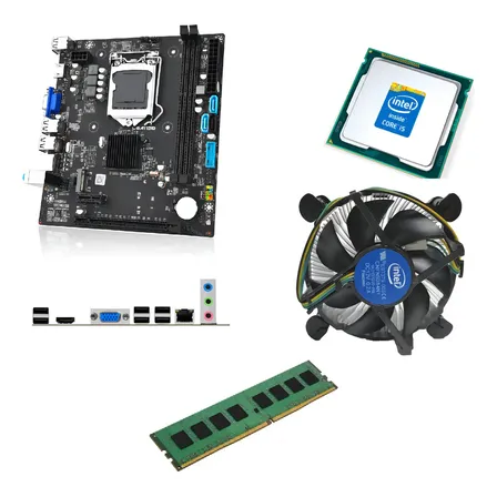 Combo Actualización Intel I5 4570 + Mother H81+ 8gb Ram Ddr3 Negro