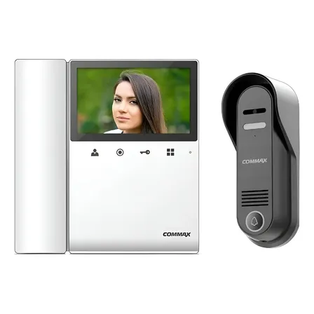 Portero Visor 4 Color Commax Camara Exterior Antivandalico Drc-4cpn