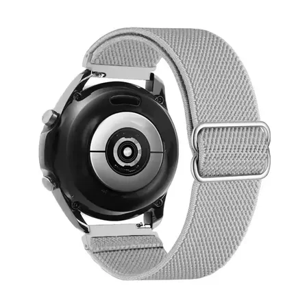 Malla 22mm Para Reloj Amazfit Gtr 2 3 4 Mini Xiaomi Mi Watch S3 S1 Active Redmi 5 Lite 5 Active Samsung Gear S3 Imilab Kw66 W12 Haylou Ls05 De Tela Elastica Generica Marca Miaband Color Gris