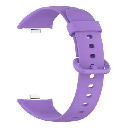 Malla Para Reloj Redmi Watch 4 Redmi Watch 5 Redmi Watch 6 Redmi Watch 6 Active / Redmi Watch 6 Lite Redmi Band 8 Pro Band 9 Pro Band 10 Pro De Silicona Con Hebilla Generica Marca Miaband Color Lila