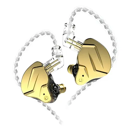 ShenZhen YuanZe ElectronicsAuriculares KZ ZSN Pro X Sin Microfono Dorado Monitores in ear