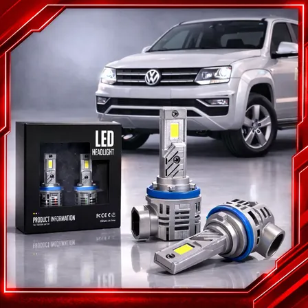 Lamparas Led Auxiliares Alta Gama Vw Amarok 80.000 Lumenes