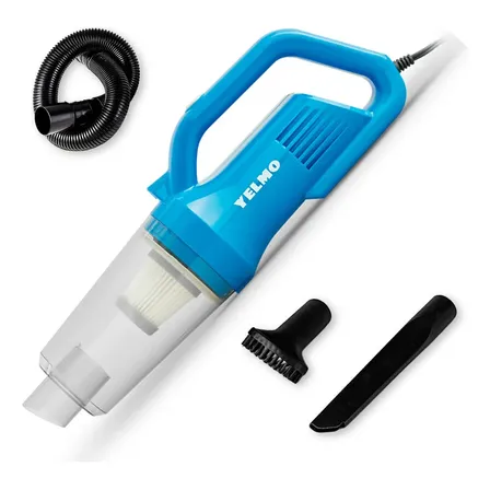 Aspiradora Yelmo Para Auto Azul As-3239 Filtro HEPA sin bolsa