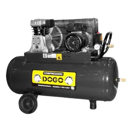 Compresor Trifásico Dogo 5.5 HP 270 Litros Industrial 653 L/min