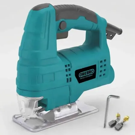 Sierra Caladora 550w Corte En Angulo Madera Acero Plastico