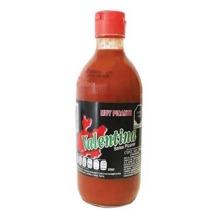 Salsa Valentina Etiqueta Negra Muy Picante De 370ml 100% Mex