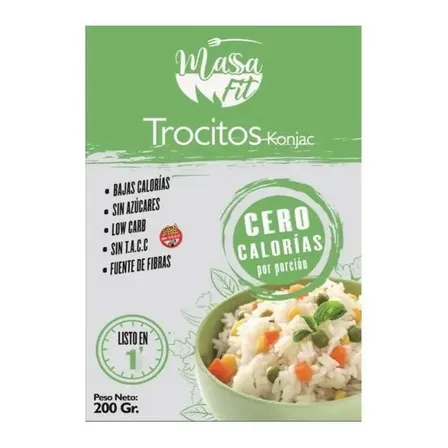 Pasta Konjac Massa Fit Trocitos X 200 Gr