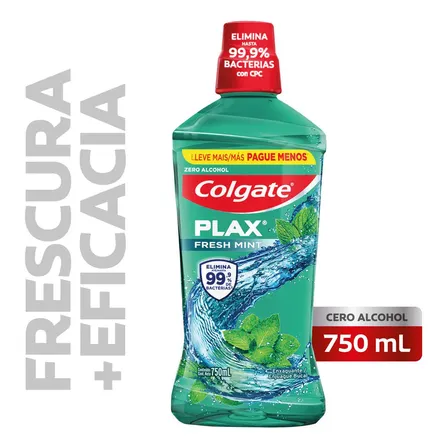 Enjuague Bucal Colgate Plax Fresh Mint 750ml