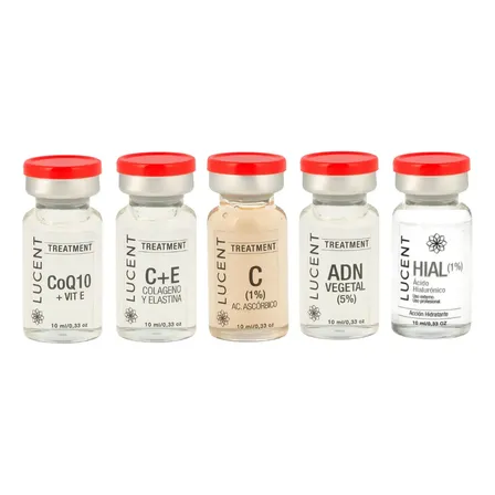 Kit 5 Serums Esteriles Lucent Dermapen Treatment + Aplicador