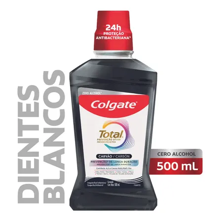 Enjuague Bucal Colgate Total Carbón Activado 500 Ml