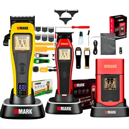 Set Wmark Cortadora De Pelo C/ Acces. + Trimmer + Afeitadora