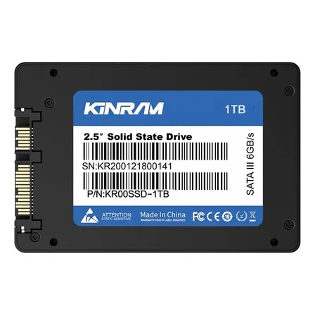 Disco Sólido Ssd 1tb 2.5 Pulgadas Sata Iii Para Notebook Y Pc Negro