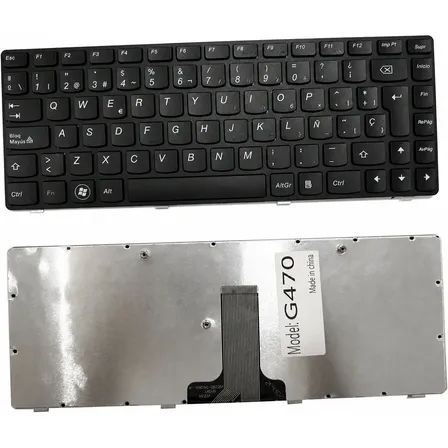 Teclado Compatible Con Lenovo G470 G475 V470 Series G Españo Negro