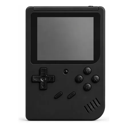 Consola Retro De Juegos Portatil Zenei Recargable Game Box Negro