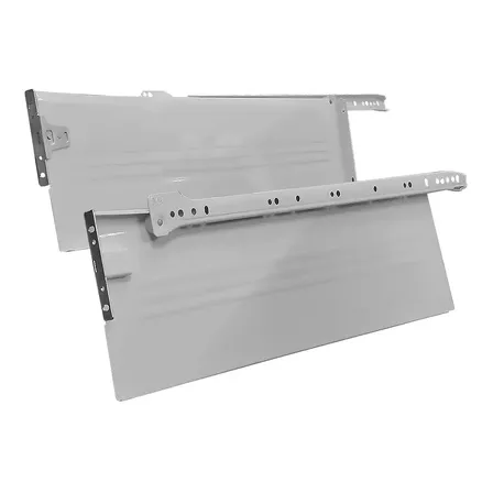 Guía Lateral Para Cajón De 150x500 Hafele Blanco