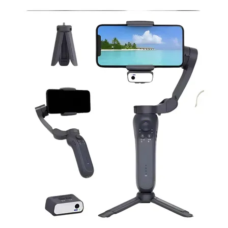 Soporte Estabilizador Gimbal L7 B Pro Plus 3 Ejes Celular Color Negro