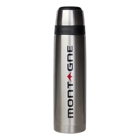 Termo Montagne Bala de acero inoxidable 0.5L plateado