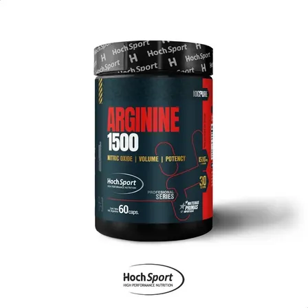 L-arginina HochSport Profesional Series Arginine 1500 en cápsula Sin sabor de 60 un