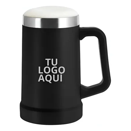 Vaso Jarra Acero Inox Termico Chop Fernetero Personalizado Negro Personalizado