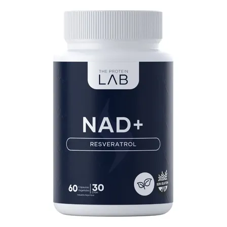 Nad+ Resveratrol 60 Cápsulas The Protein Lab Vegano Neutro