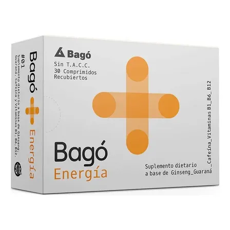 Bagó+ Energía X 30 Comp. Sabor no