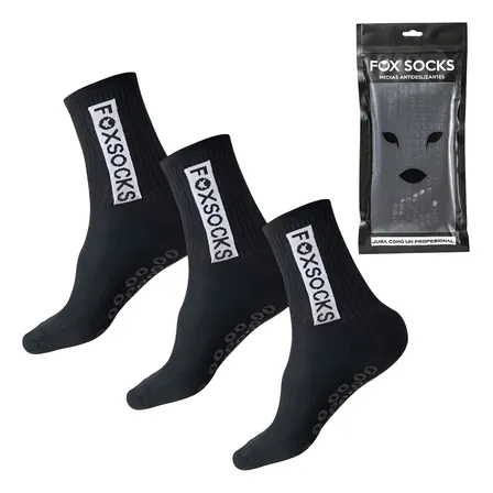 Pack X3 Medias Antideslizantes 3/4 Profesional Fox Socks®