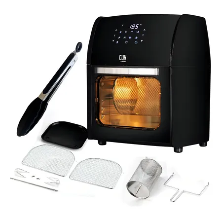 Freidora de Aire Cuk By Gadnic Horno De Conveccion sin aceite 12 Litros 1700W Panel Digital Antiadherente