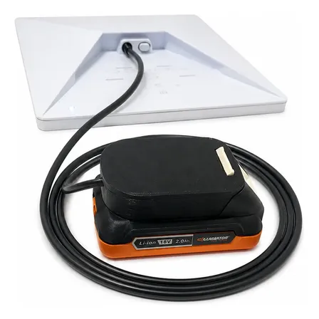 Adaptador Starlink Mini Bateria Lusqtoff Luxter 18v Portátil