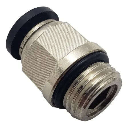 Acople Rapido Recto Neumatico Tubo 8mm Rosca 1/4 Macho