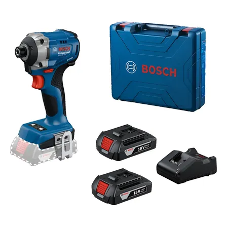 Atornillador De Impacto Bosch 215 Nm Gdr 215 Bateria Color Azul Acero
