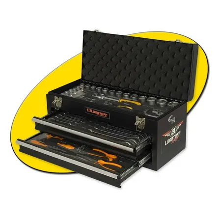 Gabinete para Herramientas Metálico Lusqtoff LQCM132 80 Piezas