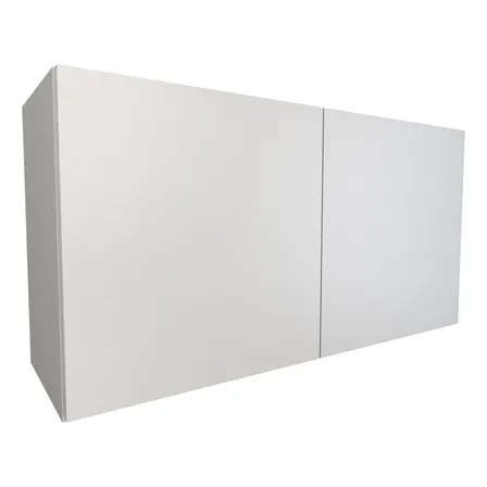 Alacena Cocina Mueble Colgante 2 Puertas Melamina 1mt Blanco